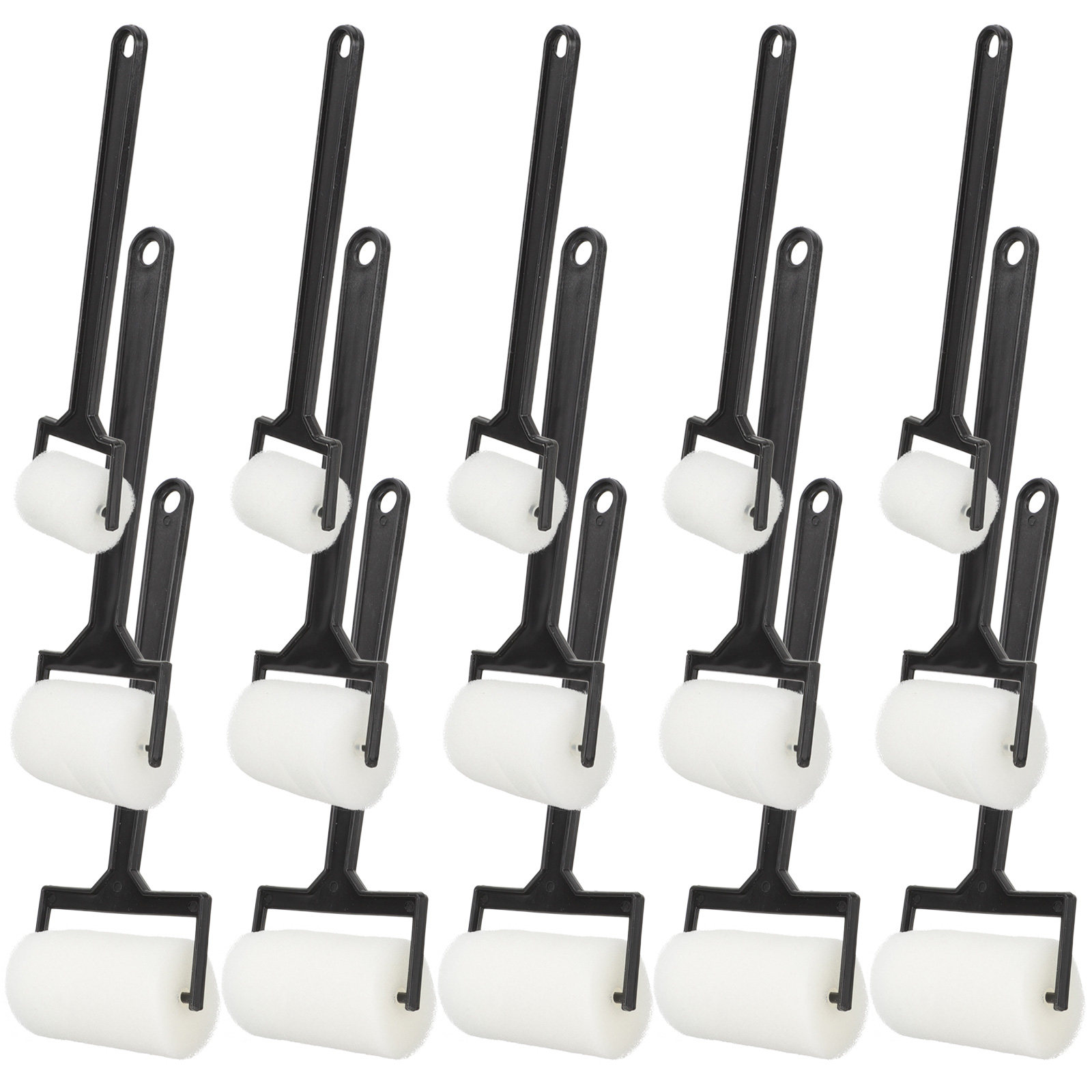 Art Craft For Preschool - 15Pcs Sponge Painting Brush Set Portable