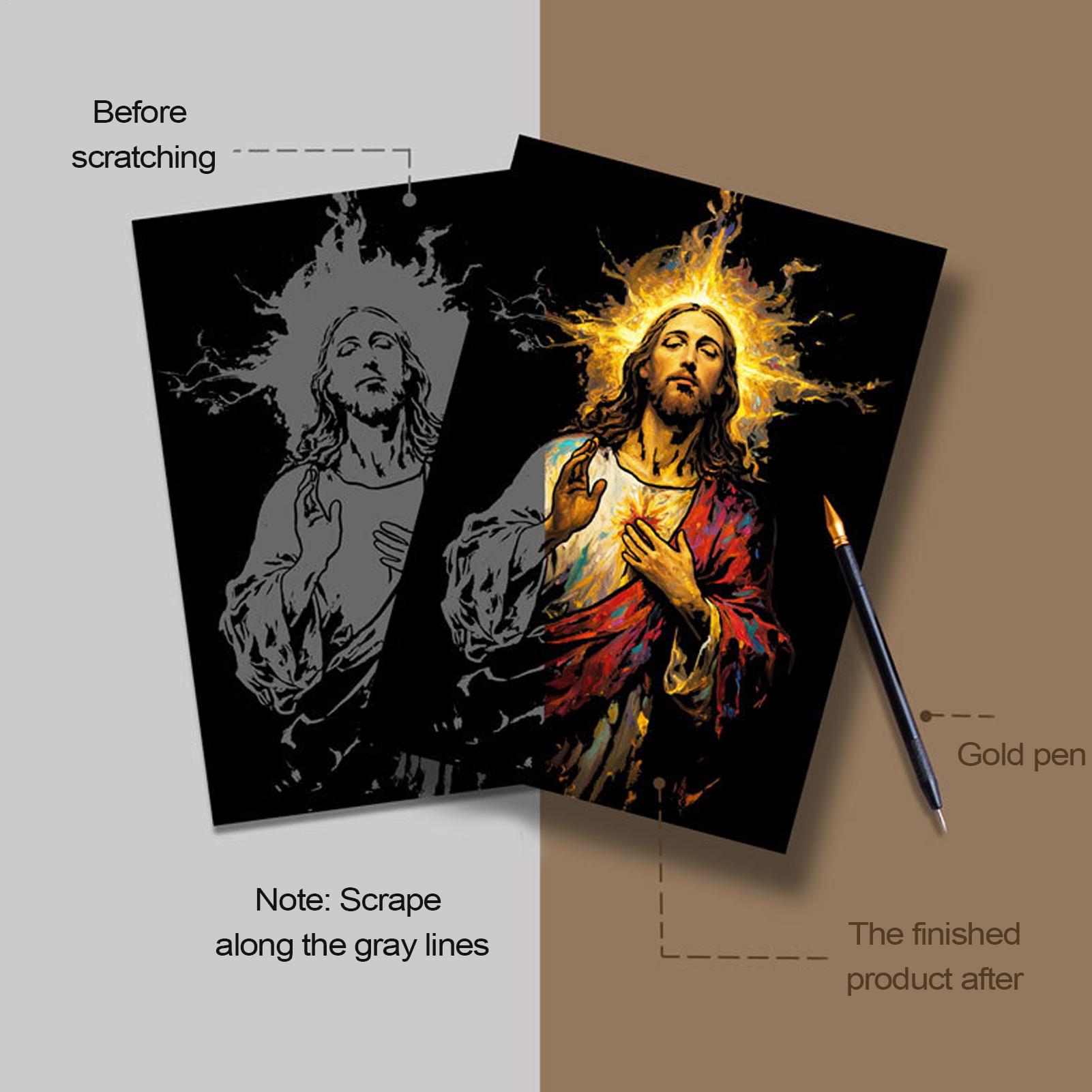 Scratch Book Jesus Scratch Pai - Art Craft For 3 Year Old review and price