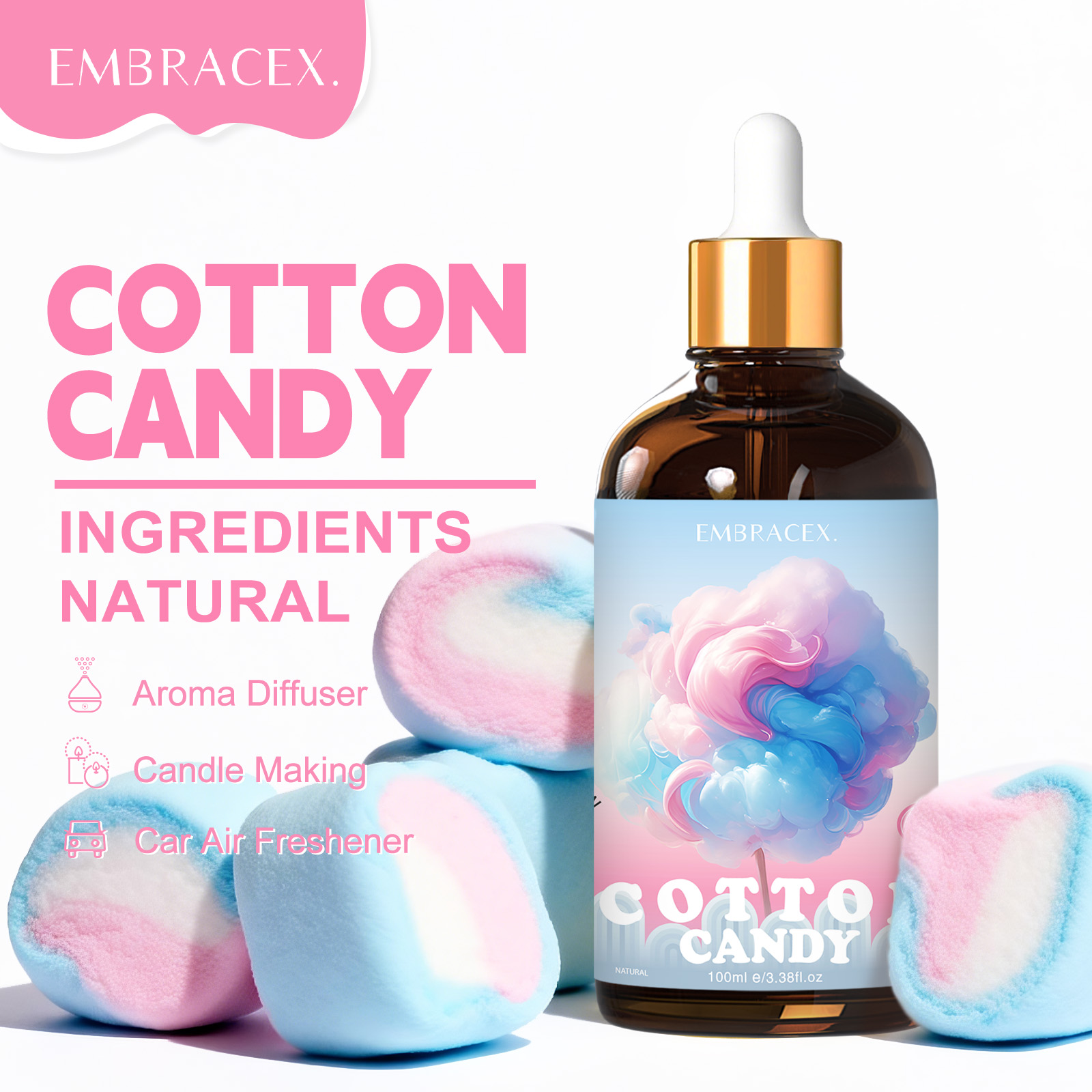 100ml Cotton Candy Fragrance O - Art Craft Things review and price
