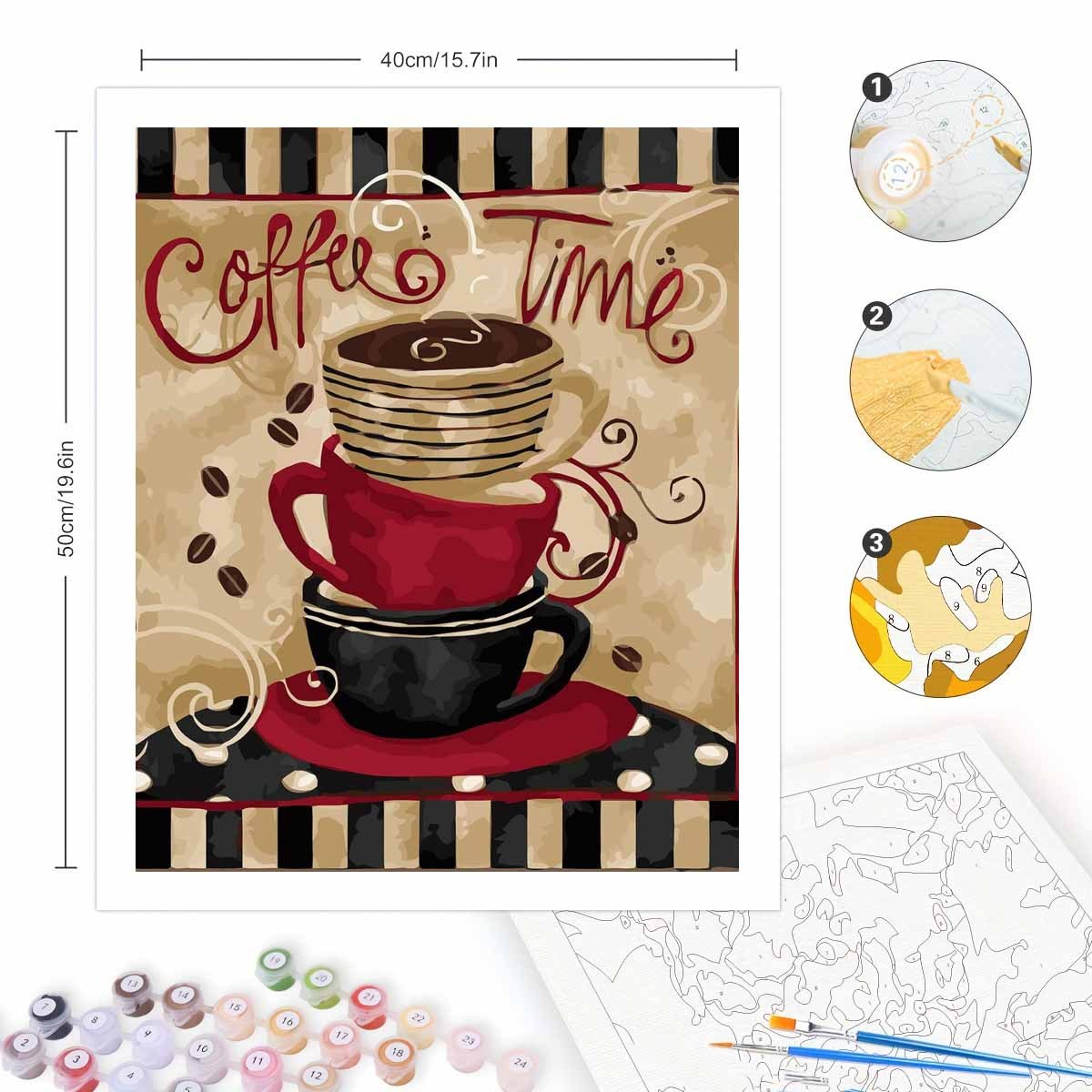 Paint By Numbers Kit for Adult - Art Craft Letter A review and price