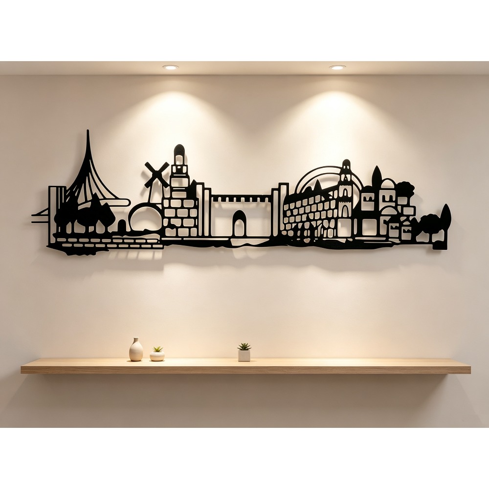 CIFBUY Metal Wall Art Jerusale - Art & Craft Of Problem Solving review and price