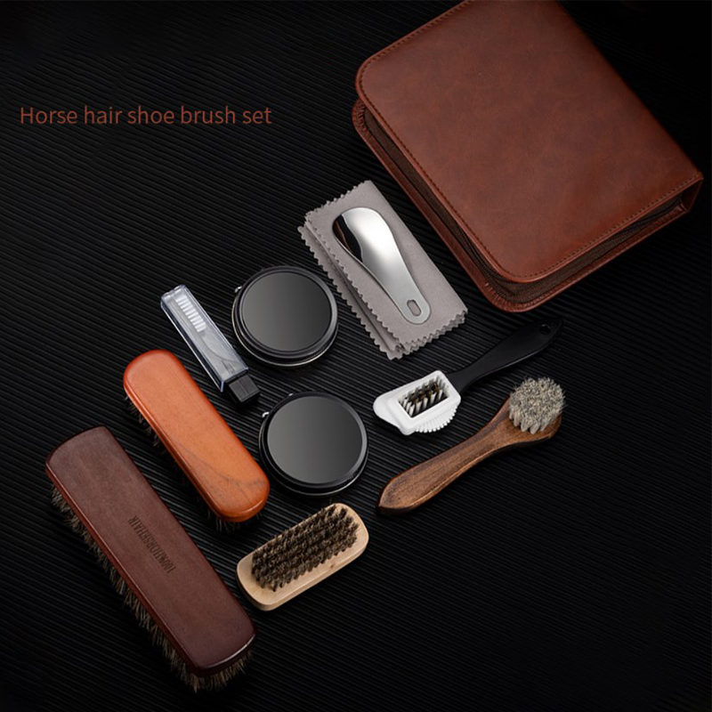 HorseHair Shoe Brush Set Leath - Leather Tooling Kit review and price