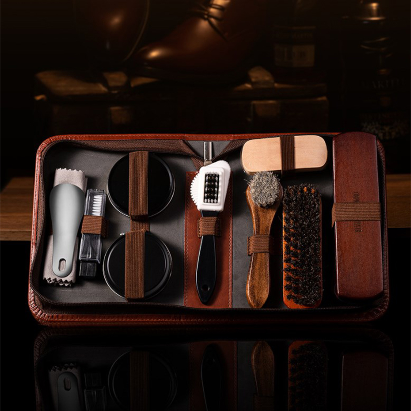 HorseHair Shoe Brush Set Leath - Leather Tooling Kit review and price