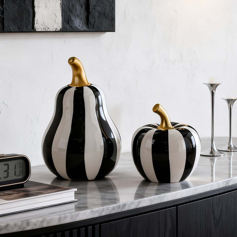 Black and White Striped Cerami - Tv Art And Craft review and price