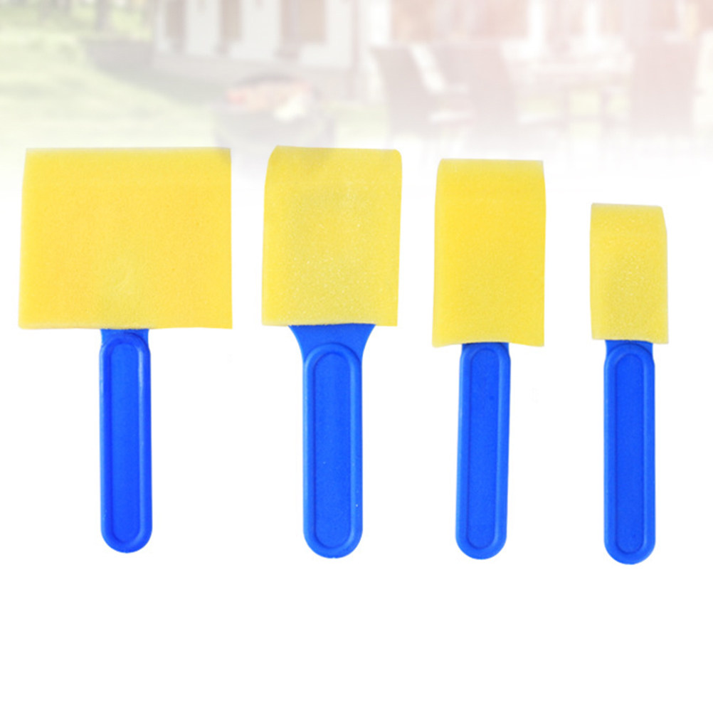 12Pcs Art Painting Sponge Brus - Art Craft For Preschool review and price