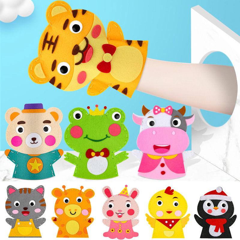 Cute Cartoon Animal Hand Puppe - Art Craft For 3 Year Old review and price