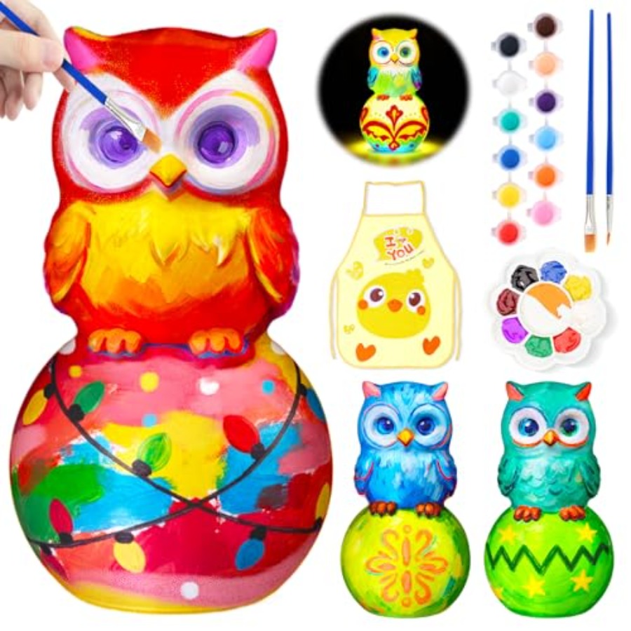 Paint Your Own Lamp Kit, Arts  - Art Craft Toys review and price