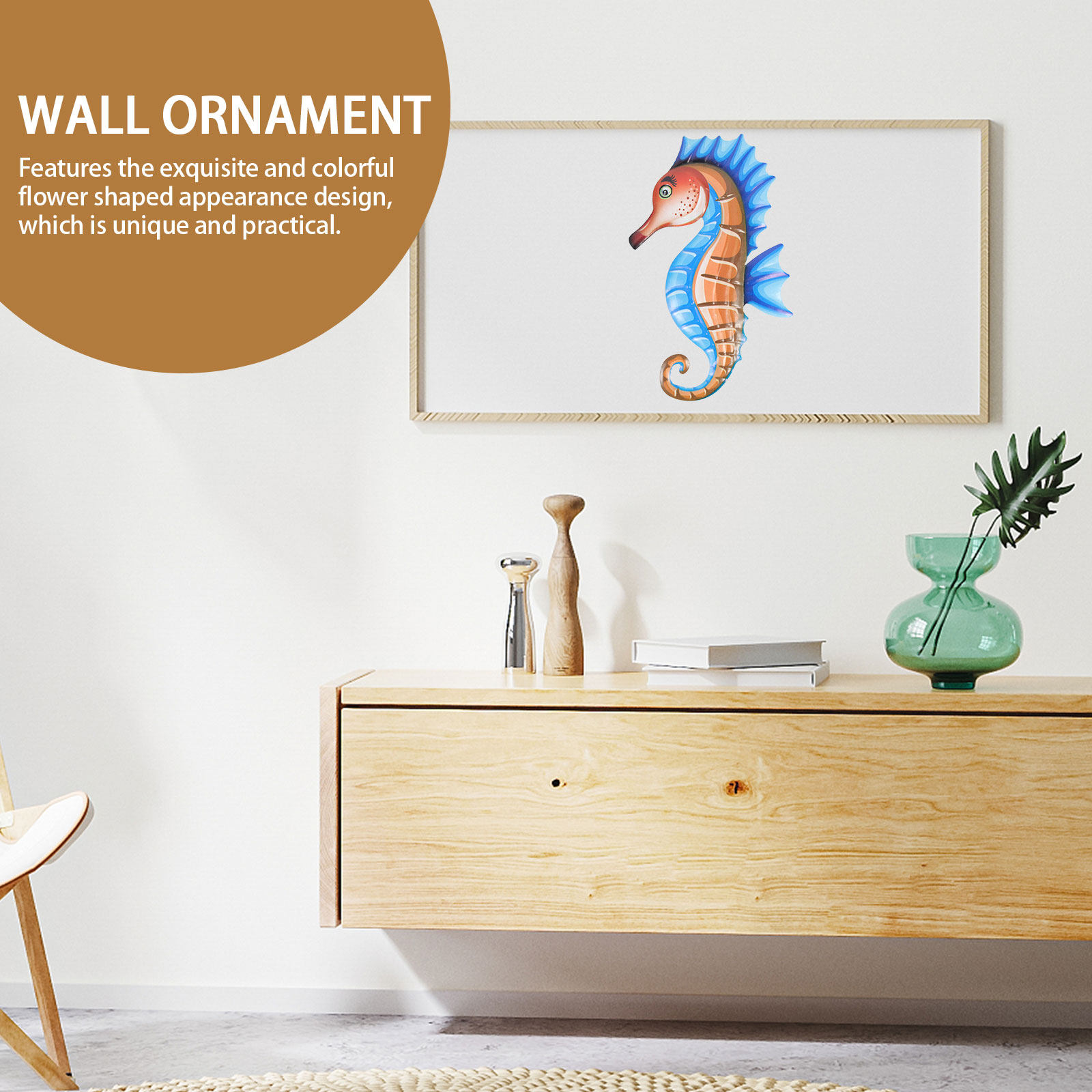 Premium Metal Sea Horse Wall H - Art Craft Horse review and price
