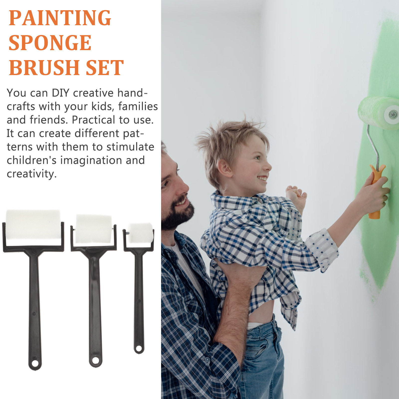 15Pcs Sponge Painting Brush Se - Art Craft For Preschool review and price