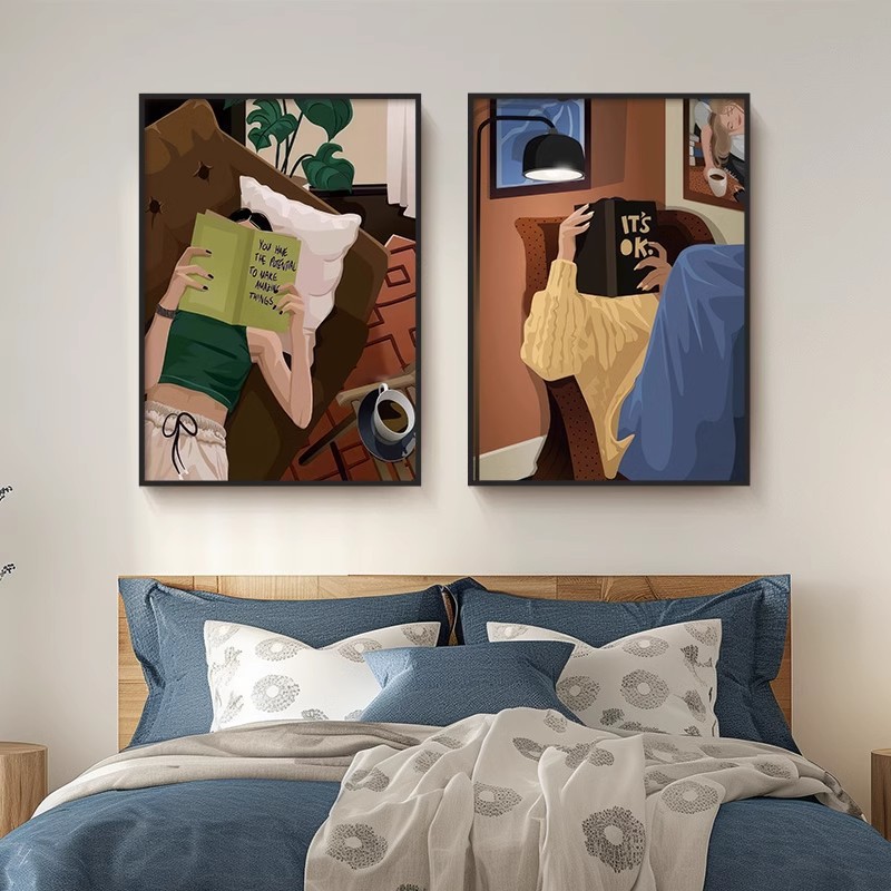 Modern Abstract Figure Canvas  - Art Craft Toys review and price