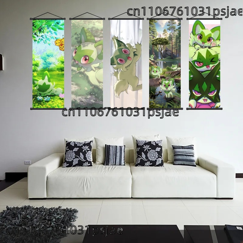 Sprigatito Scroll Art, Well -  - Tv Art And Craft review and price