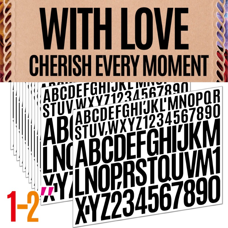 1+2 Inch Mixed Alphabet Number - Art Craft Letter A review and price