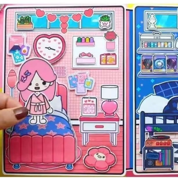 Paper Doll Theme DIY Sticker C - Art Craft For 3 Year Old review and price