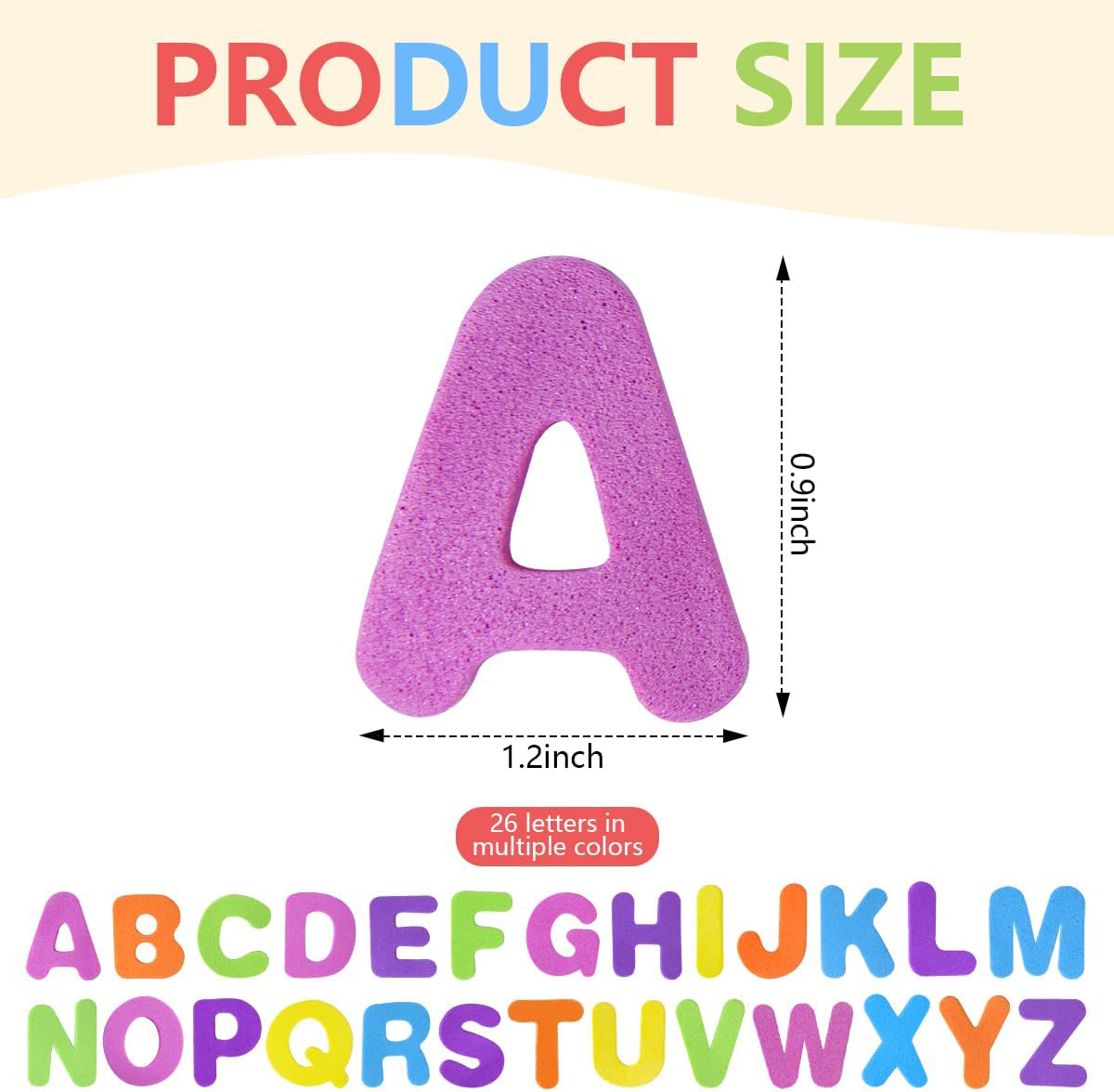 156-468pcs Foam Letter Sticker - Art Craft Letter A review and price