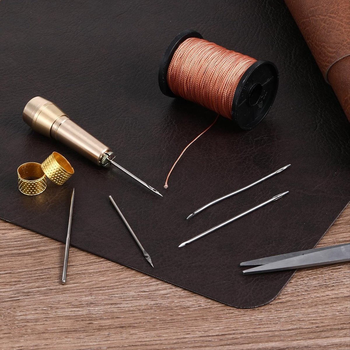 9pcs Leather Sewing Awl Kit wi - Leather Tooling Kit review and price