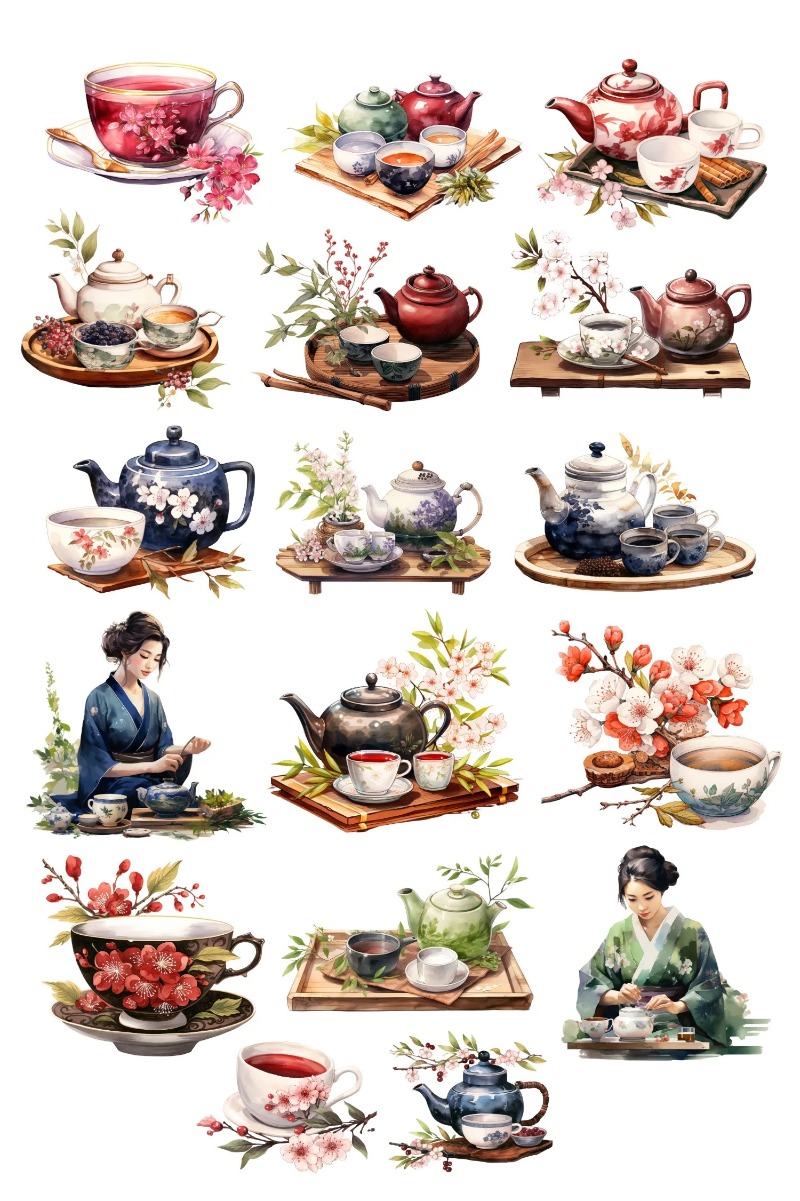 Cute Watercolor Tea Ceremony,  - Art Craft For 3 Year Old review and price