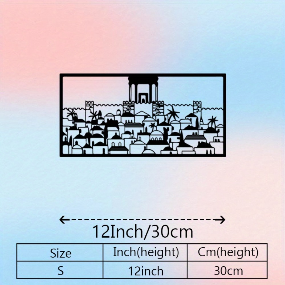 CIFBUY Metal Wall Art Jerusale - Art & Craft Of Problem Solving review and price