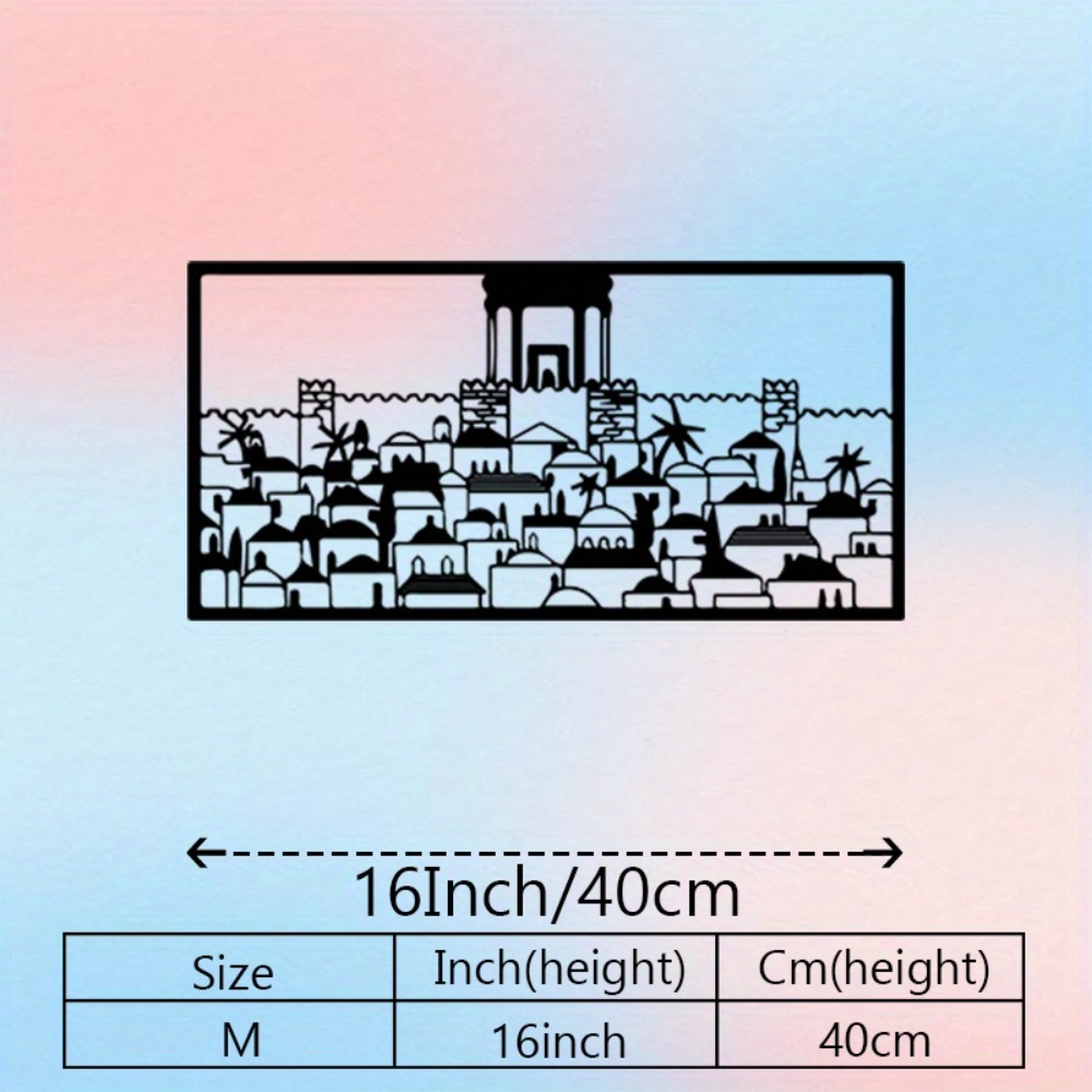 CIFBUY Metal Wall Art Jerusale - Art & Craft Of Problem Solving review and price
