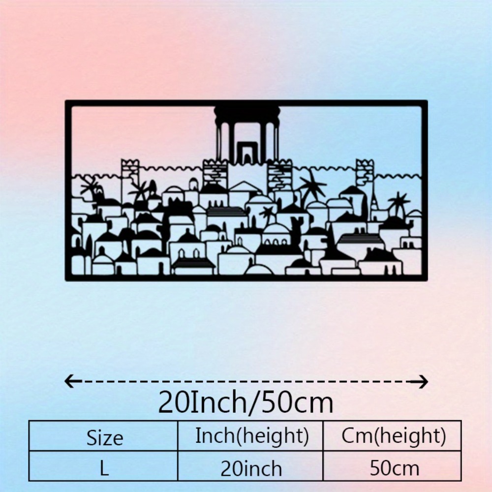 CIFBUY Metal Wall Art Jerusale - Art & Craft Of Problem Solving review and price